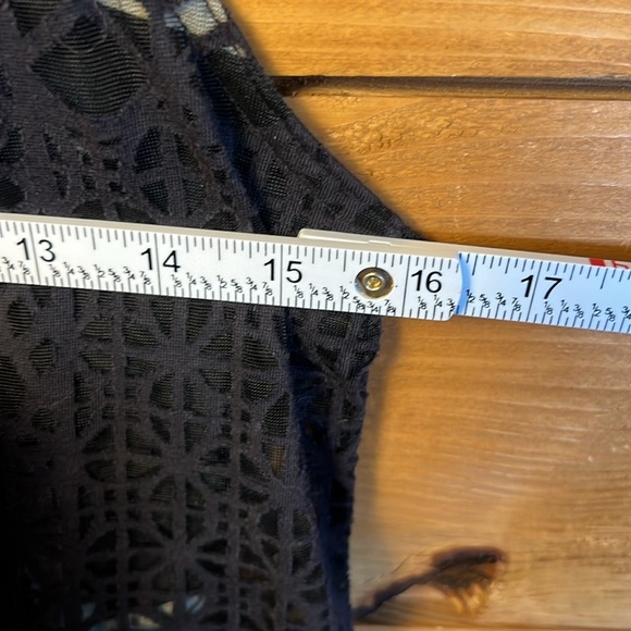 RVCA Black Sleeveless Lace Dress‎ Mini Cocktail Party Event Elegant Layering Md - Picture 4 of 9